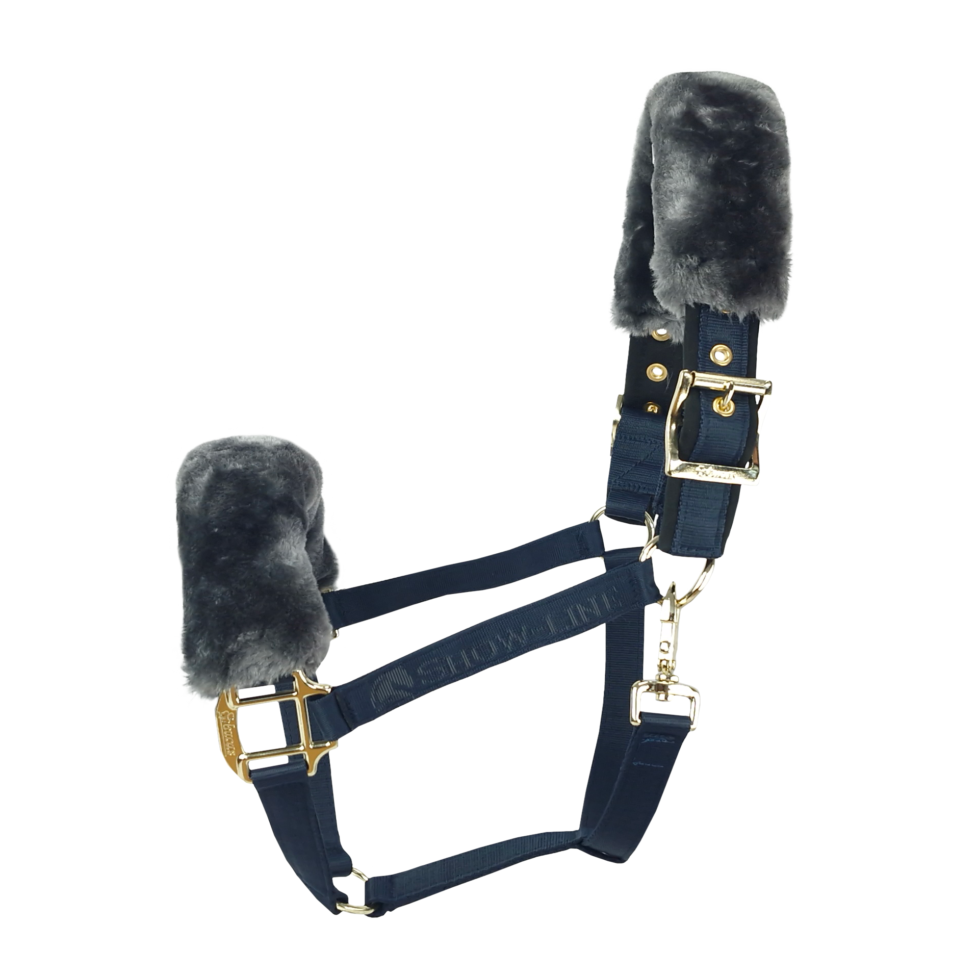 Show-Line Halter Cob Navy/Grey